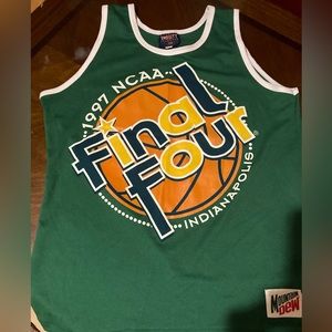 Vintage Mens Siz XL Playerz Varsity Teamwear 1997 Final Four Indianapolis Jersey